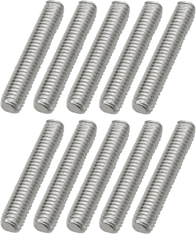 Set 10 varillas acero inox M3x16mm roscado derecho