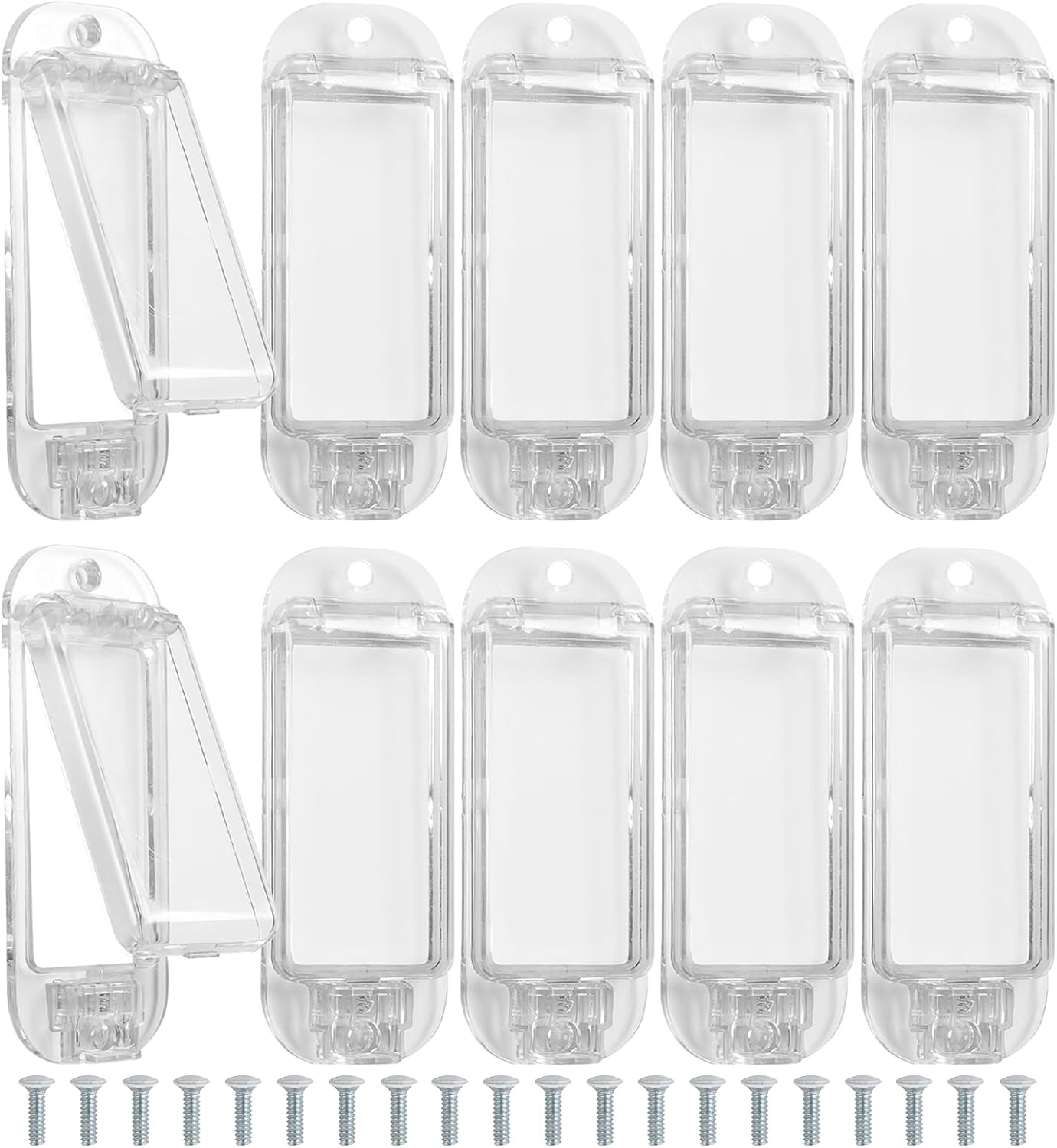 10 Pzas Protector Interruptor Basculante Bebé Placa Seguridad