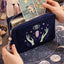 Bolsa terciopelo con cremallera para tarot y cristales
