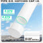 Tubería PVC 2pulg 17pulg pack 2 para muebles jardín