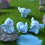 Figuras elefante mini decoración jardín terrario hogar