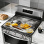 Cubierta estufa eléctrica 28x20pulg protector multifuncional cocina