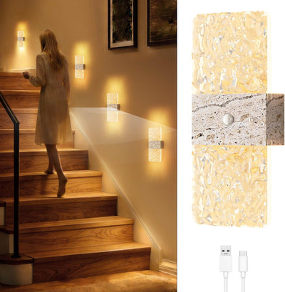 Luz sensor movimiento pared recargable 2600mAh