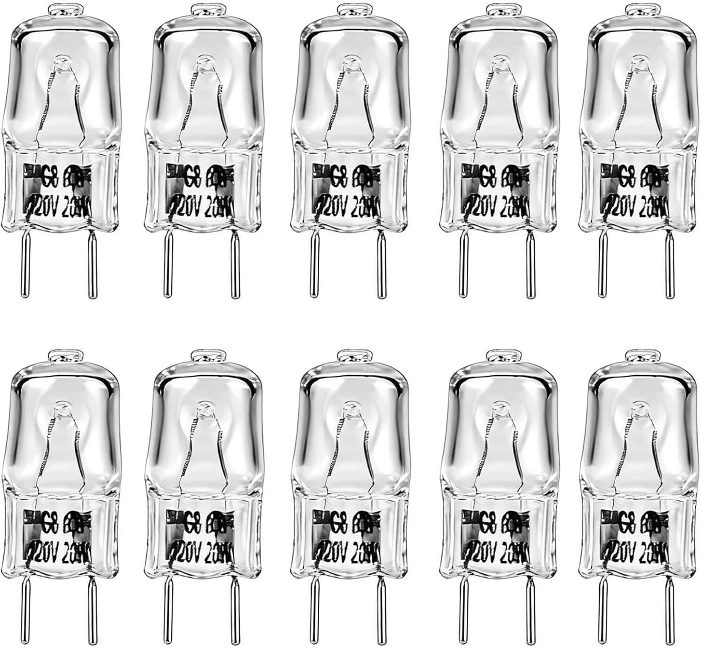 Bombilla G8 regulable 20W 120V blanco cálido