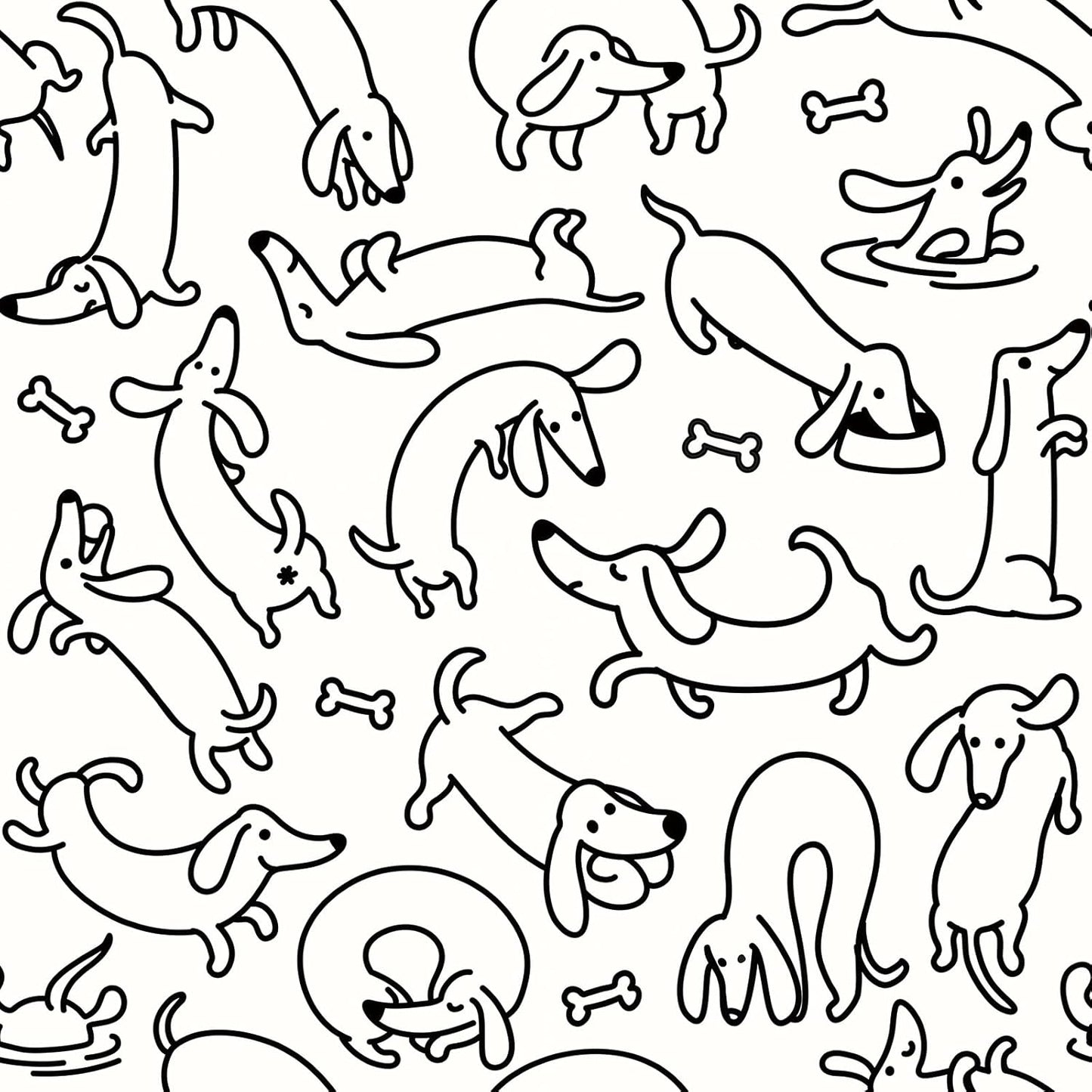 Papel tapiz animales en blanco y negro para perros