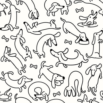 Papel tapiz animales en blanco y negro para perros