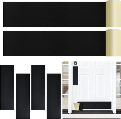 4 Placas Empuje Puerta 16x4.3pulg 2 Unid 32.3x5.7pulg Antiarañazos