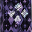 Caja para cartas de bridge de cuero 4.7x3x1.3 pulg purpura