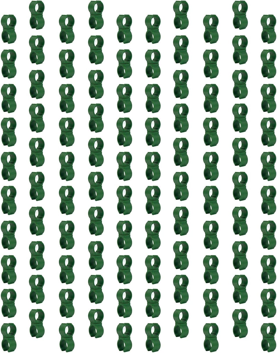 100 Conectores Caña Enrejado Jardín 7/16pulg