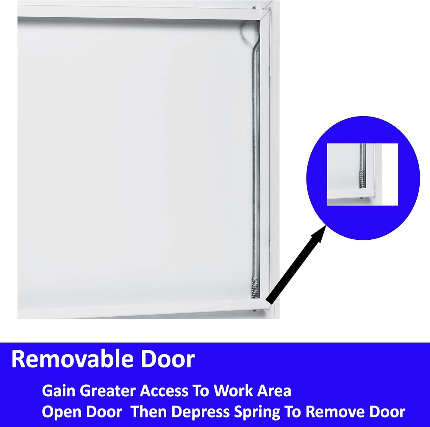 Panel acceso metal 24x24pulg para yeso serie 3000