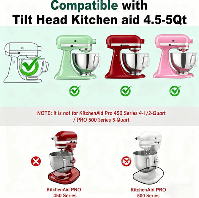 Mezclador deslizante bambú KitchenAid 4.5-5qt alfombrilla cocina