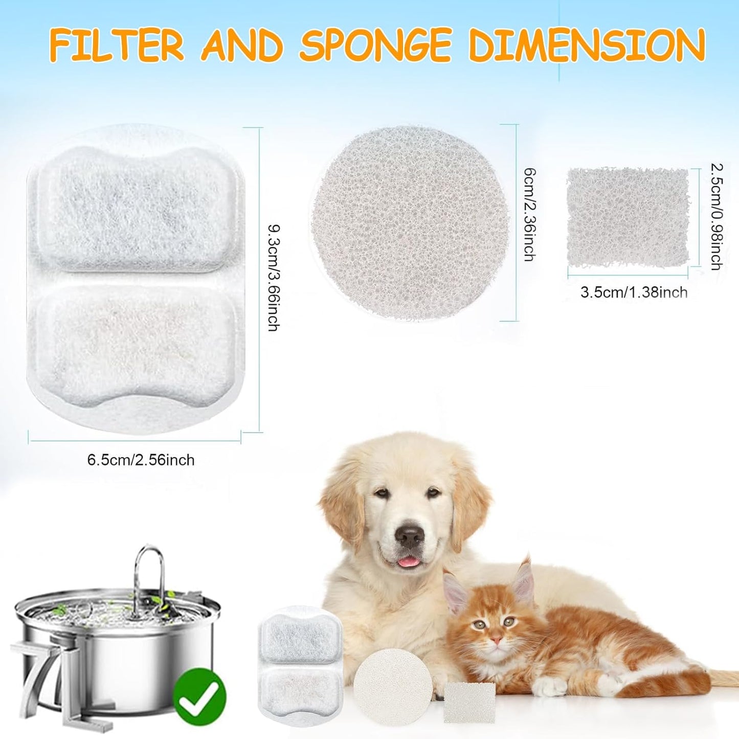 22 Filtros Agua Mascotas Comp Oneisall Acero Inox 7L