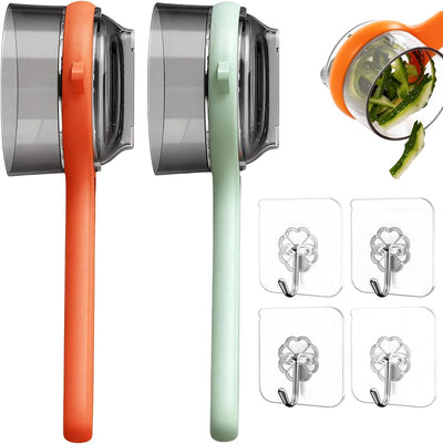Pelador acero inox doble cara con recipiente 2 pzas