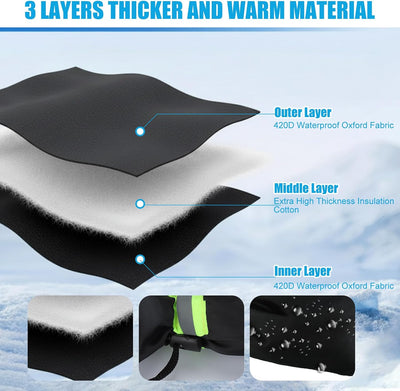 Fundas grifo exterior invierno 8.3x6.7pulg reutilizables