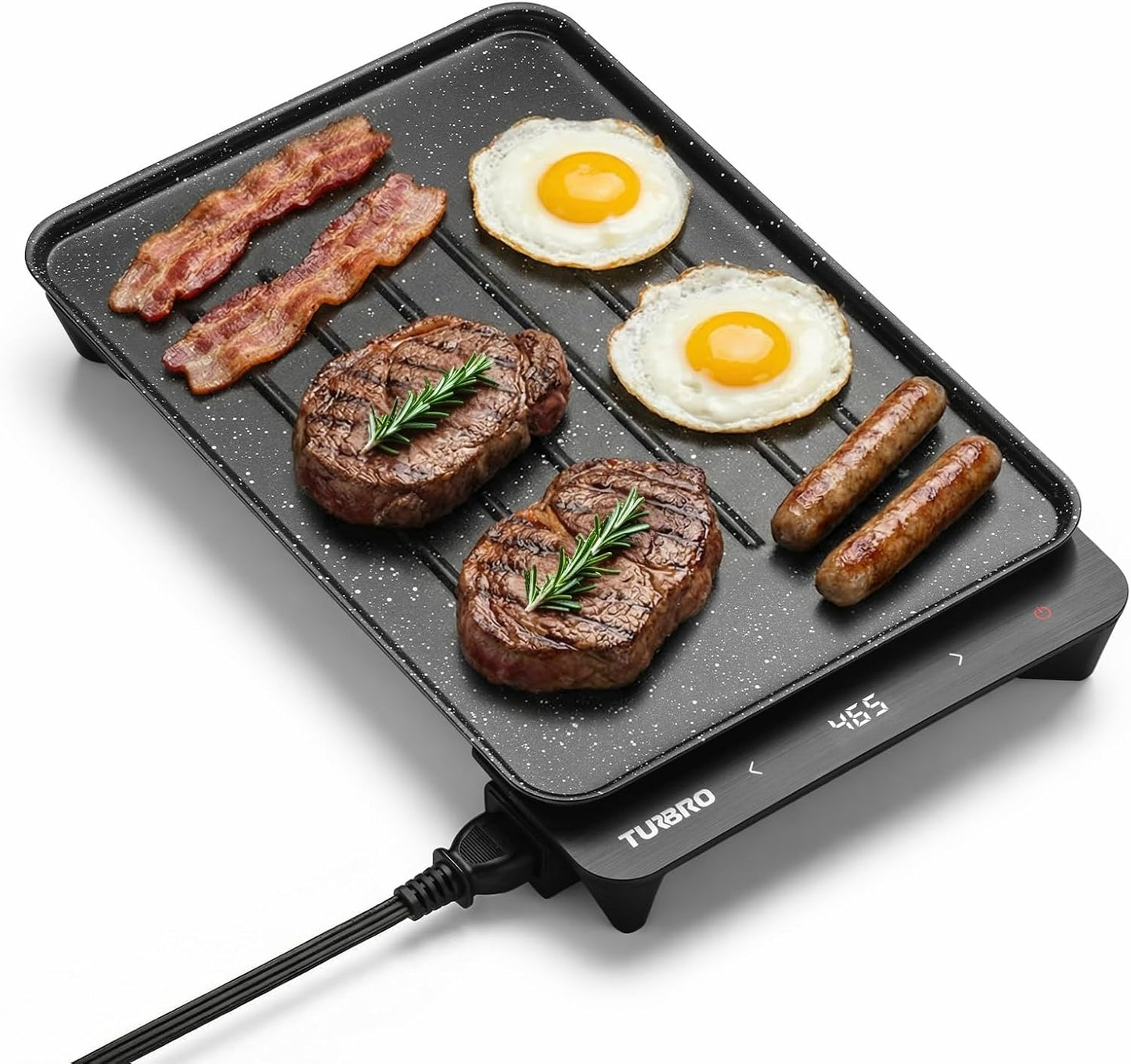 Plancha eléctrica portátil 300-600W antiadherente para RV camping