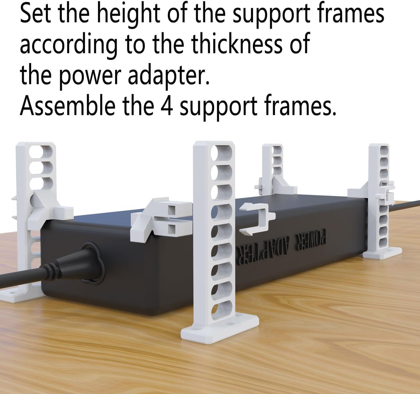 Soporte universal para Power Brick negro