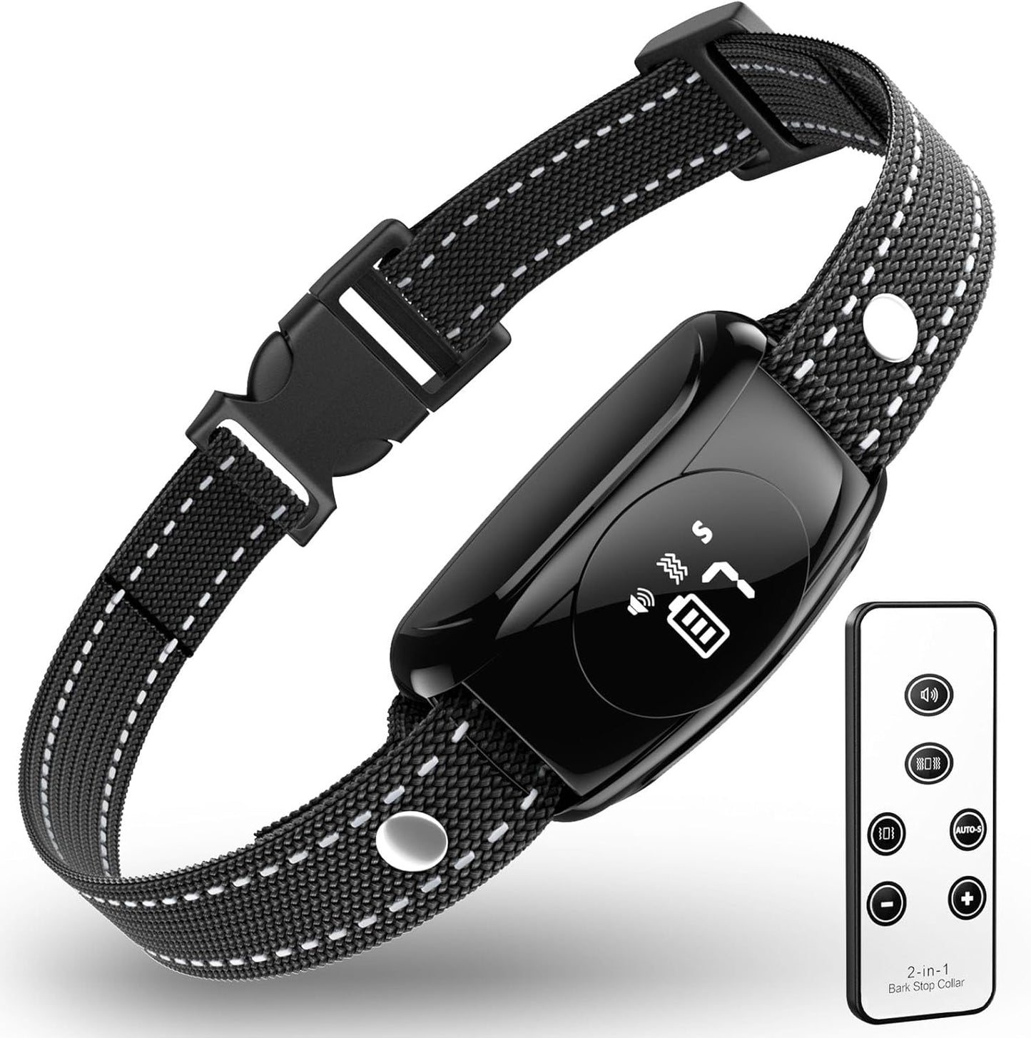 Collar antiladridos perros 15-120lb con vibración