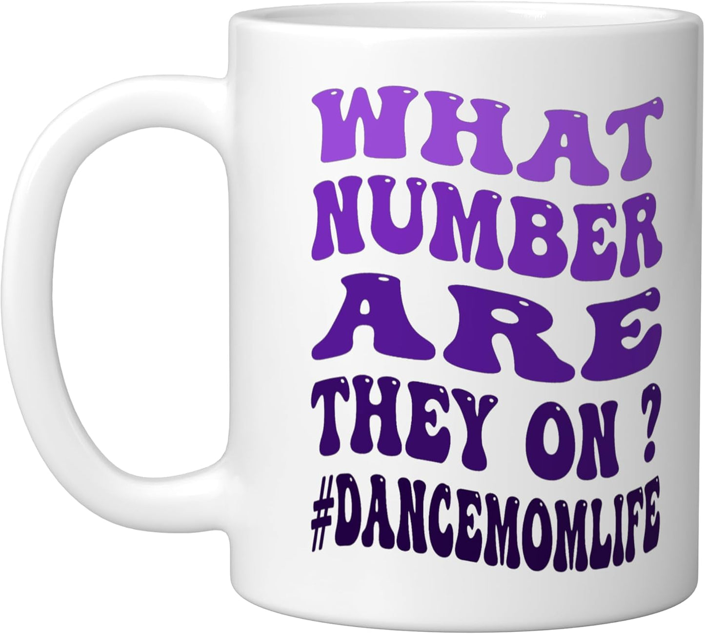 Taza cerámica para Madre's Day con dibujo divertido de baile