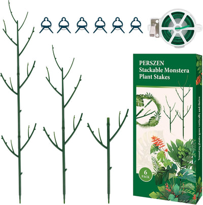 6 Pzas Soportes Apilables para Plantas Monstera y Trepadoras