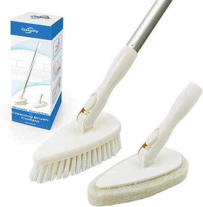 Combo cepillo limpiador ducha azulejos baño trapeador