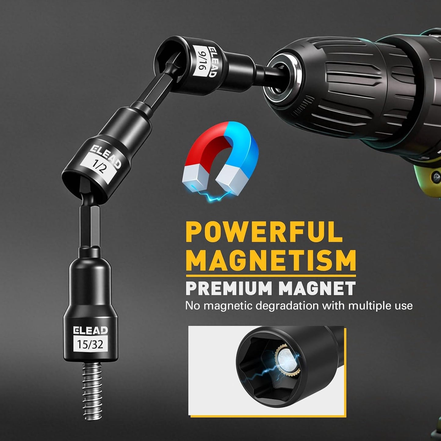 Set destornilladores magnéticos métricas SAE 2.56pulg