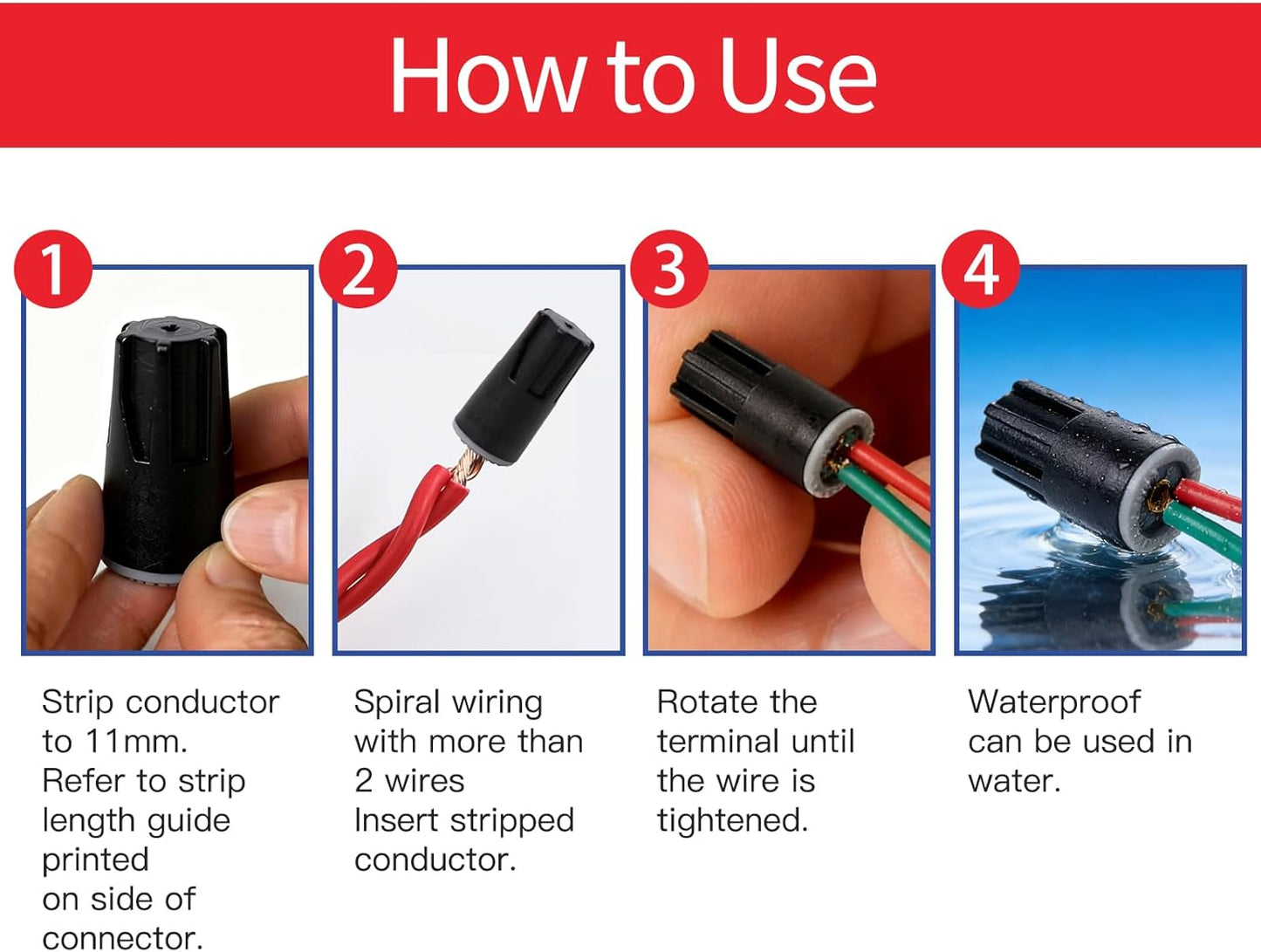 36 Conectores Cable Impermeables Silicona Exteriores