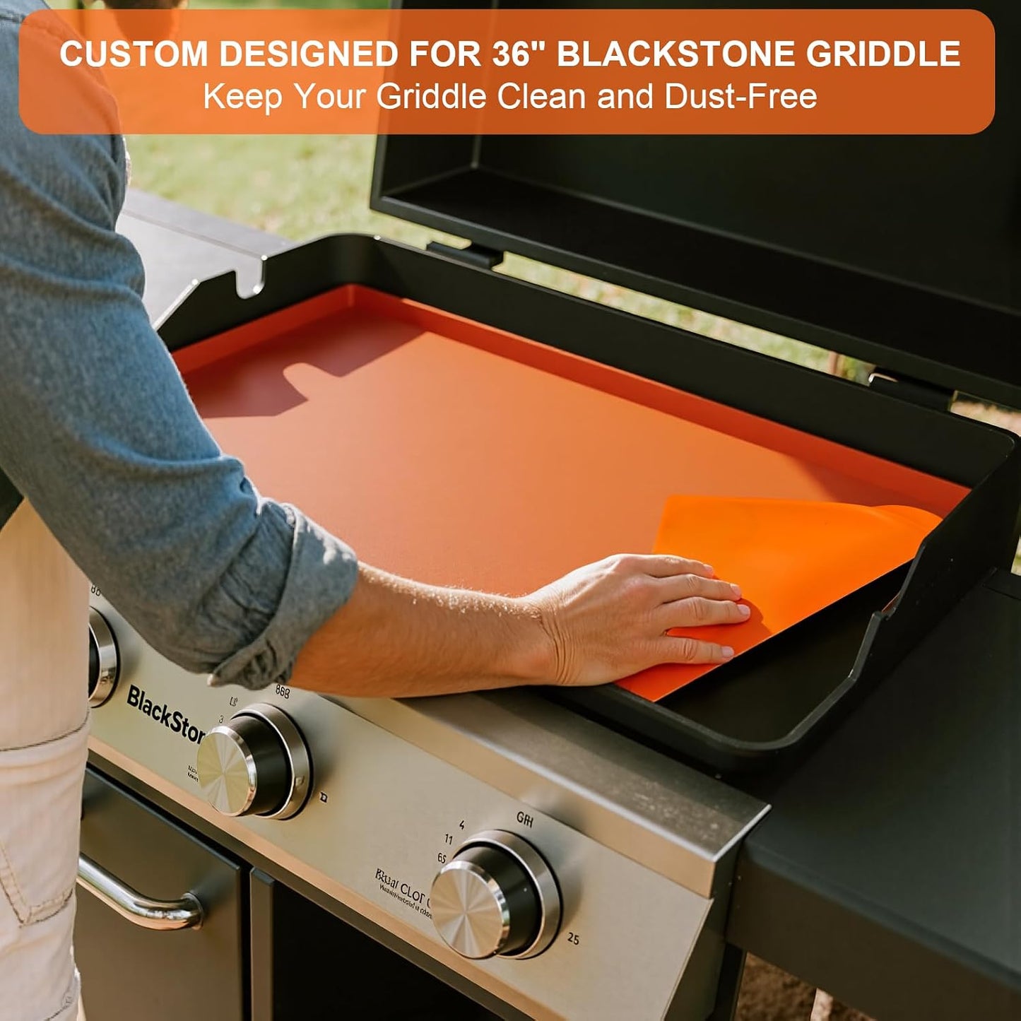 Tapete silicona Blackstone 36pulg para parrilla