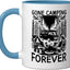 Taza Cerámica para Camper Exterior Azul Blanco