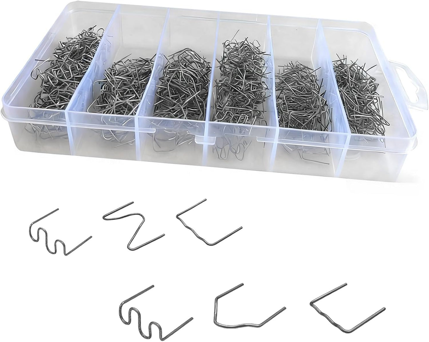 Kit soldadura plástico 600pzas con caja almacenamiento