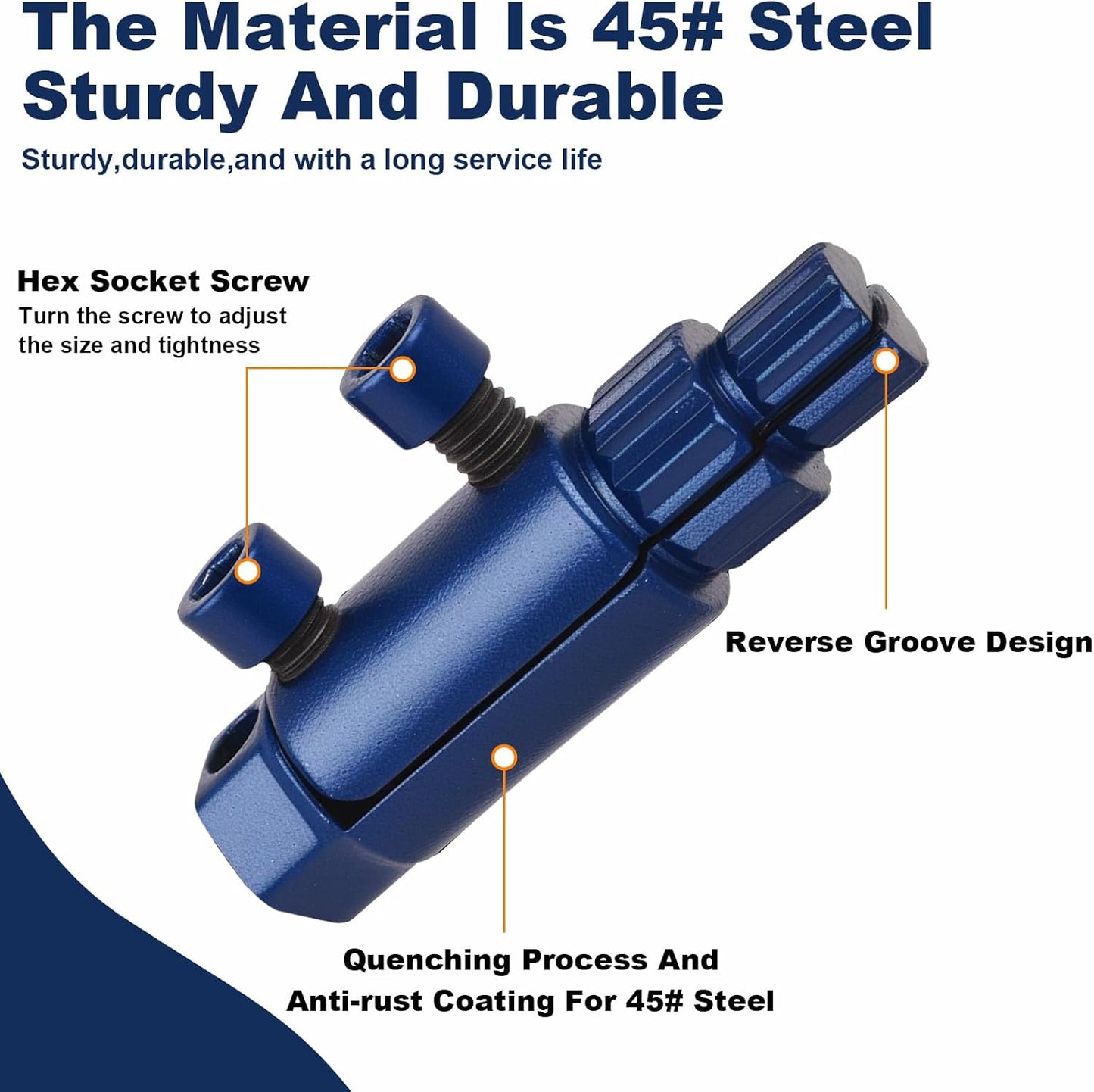 Extractor tubería rota con llave interna para 1/2, 3/4 y 1 pulg