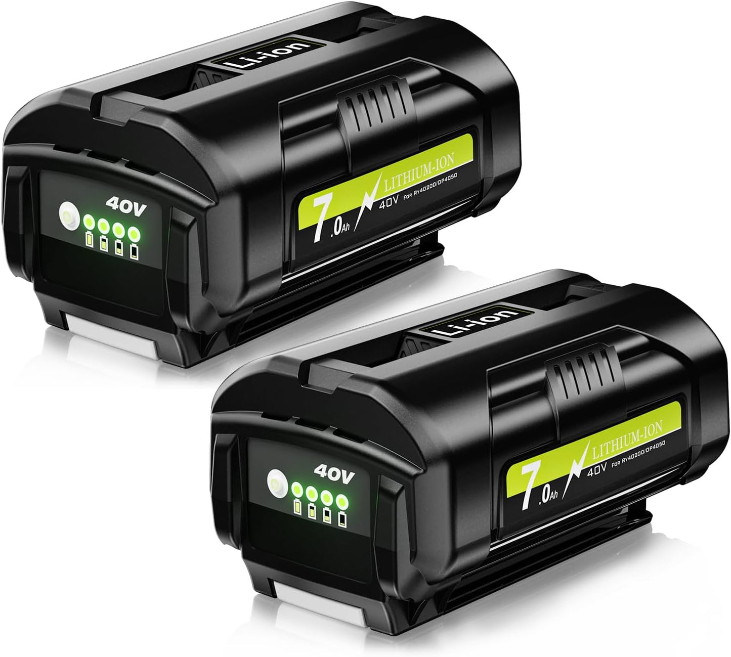 2 Baterías Ryobi 40V Litio 7.0 Ah OP4050A