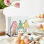 Servilletero Pascua gnomos madera decoración mesa