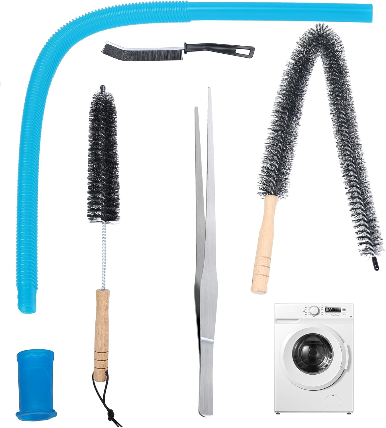 Kit limpiador ventilación secadora 5 pzas cepillo flexible