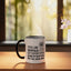 Taza cerámica para fibromialgia warrior flare day negra/blanca