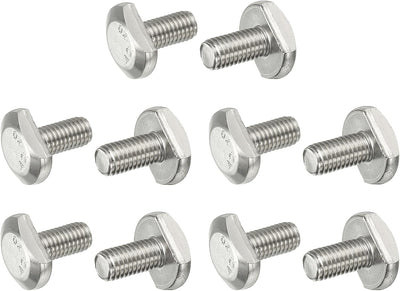Pernos T M8 x 0.630pulg acero inox 304 10 Pzas