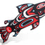 Totem Salmon Fish Windsock 40pulg para patio jardín barco