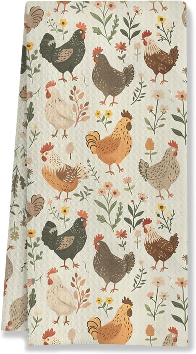 Set 2 Pzas Toalla cocina y guantes horno estilo rústico