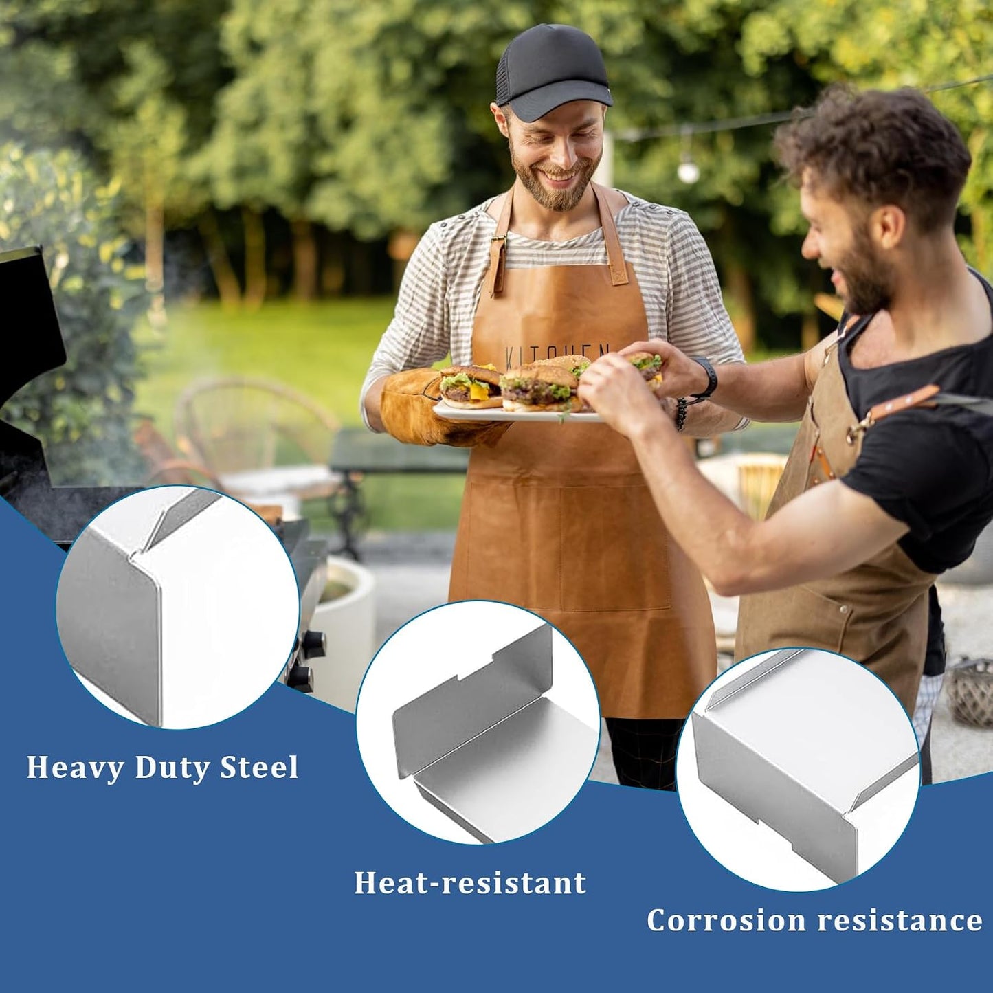 Repuesto difusor calor Traeger 34 Series Camp Chef acero resistente