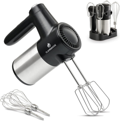 Batidora mano inalámbrica recargable 7 vel. acero inox