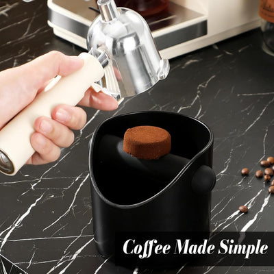 Caja para descascarillar café removible negra 4.6pulg