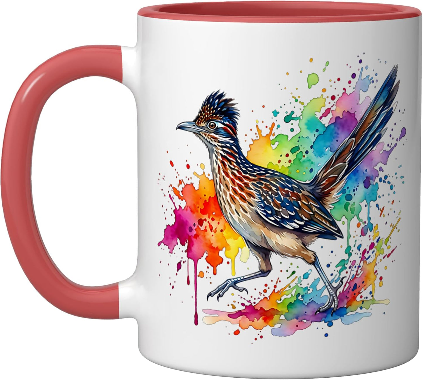 Taza Cerámica Roja/Blanca