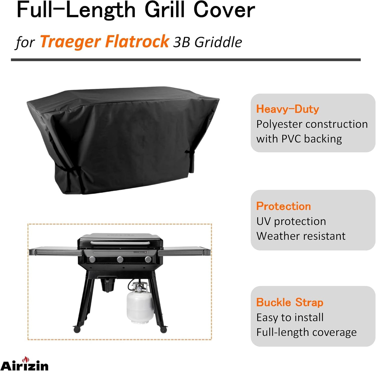 Cubierta plancha Traeger Flatrock 36pulg para LOCO Series II