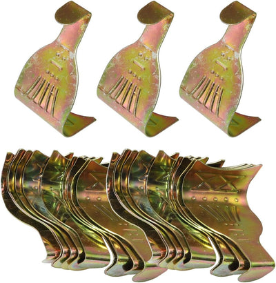 20 Ganchos Metal para Riel 2.2x1.3pulg Colgar Arte