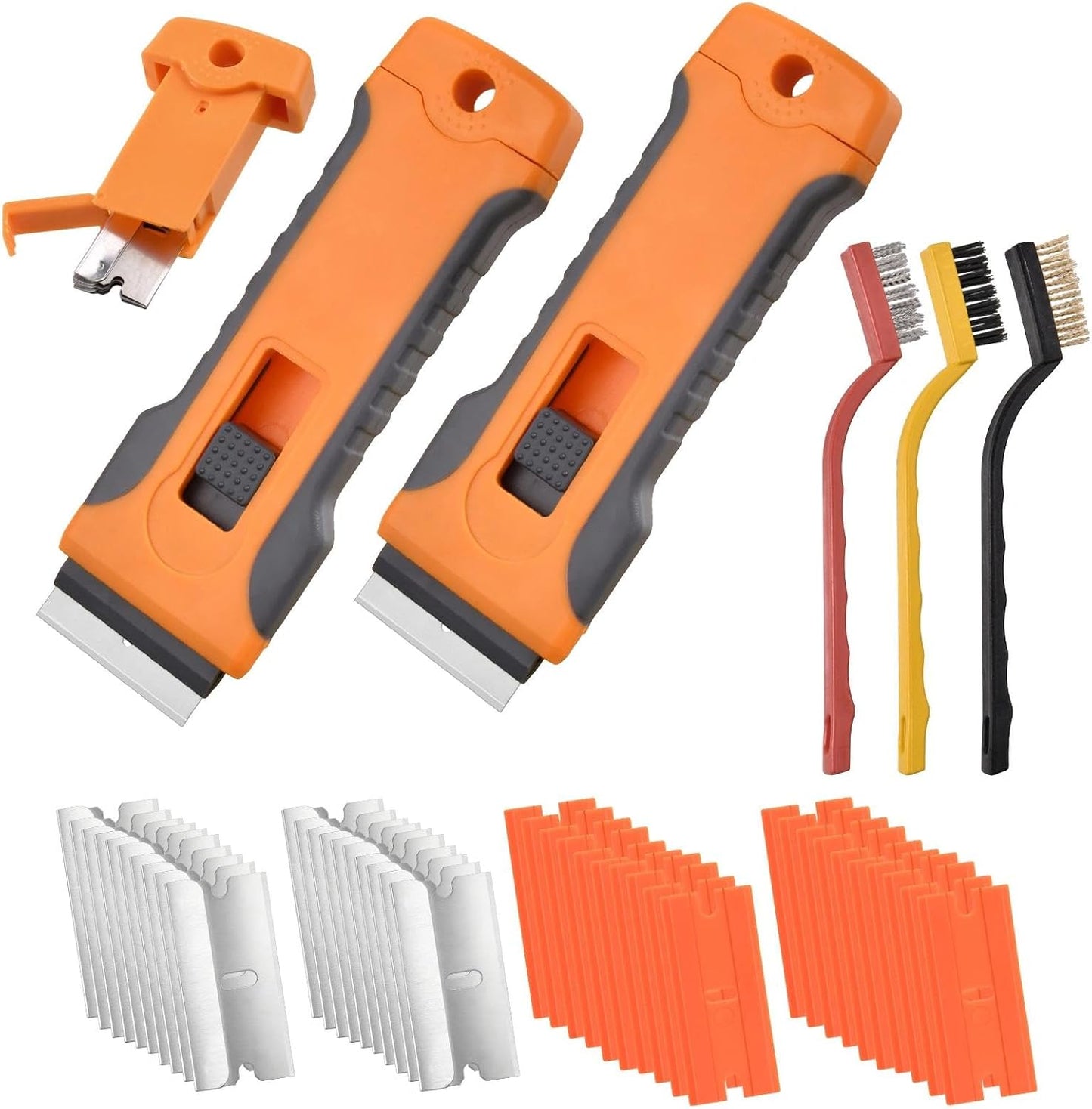 Set limpiador retráctil 40 cuchillas ergonómico ventanas suelos
