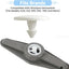 Clip retén para brazo superior lavavajillas Whirlpool set 2