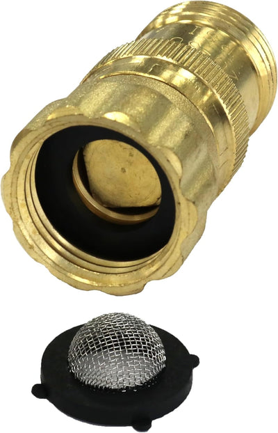 Regulador presión latón 25 PSI para riego goteo y manguera 3/4pulg