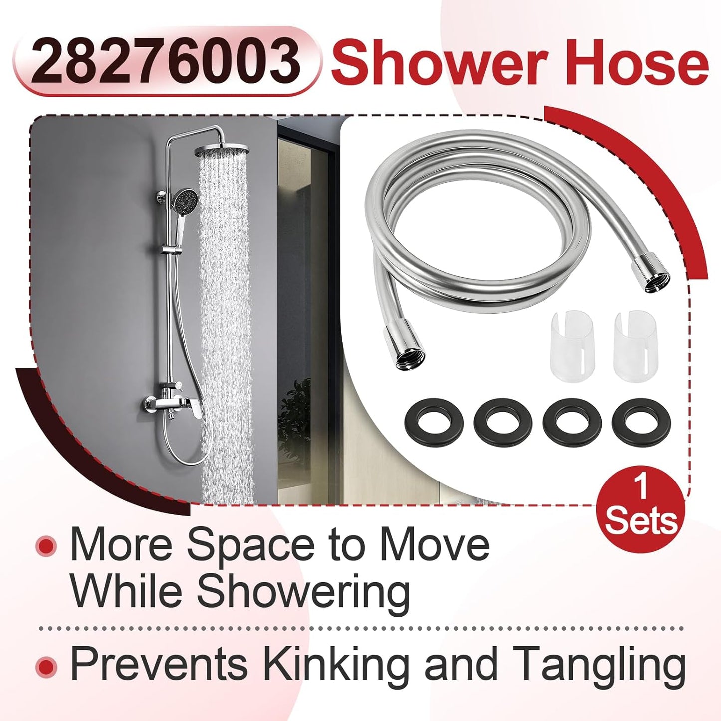 Manguera ducha repuesto Hansgrohe 63pulg
