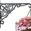 Soporte gancho hierro fundido 12pulg para pared
