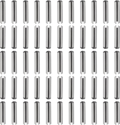 50 Pasadores Resorte Ranurados Acero Inox 304 5/64x5/16