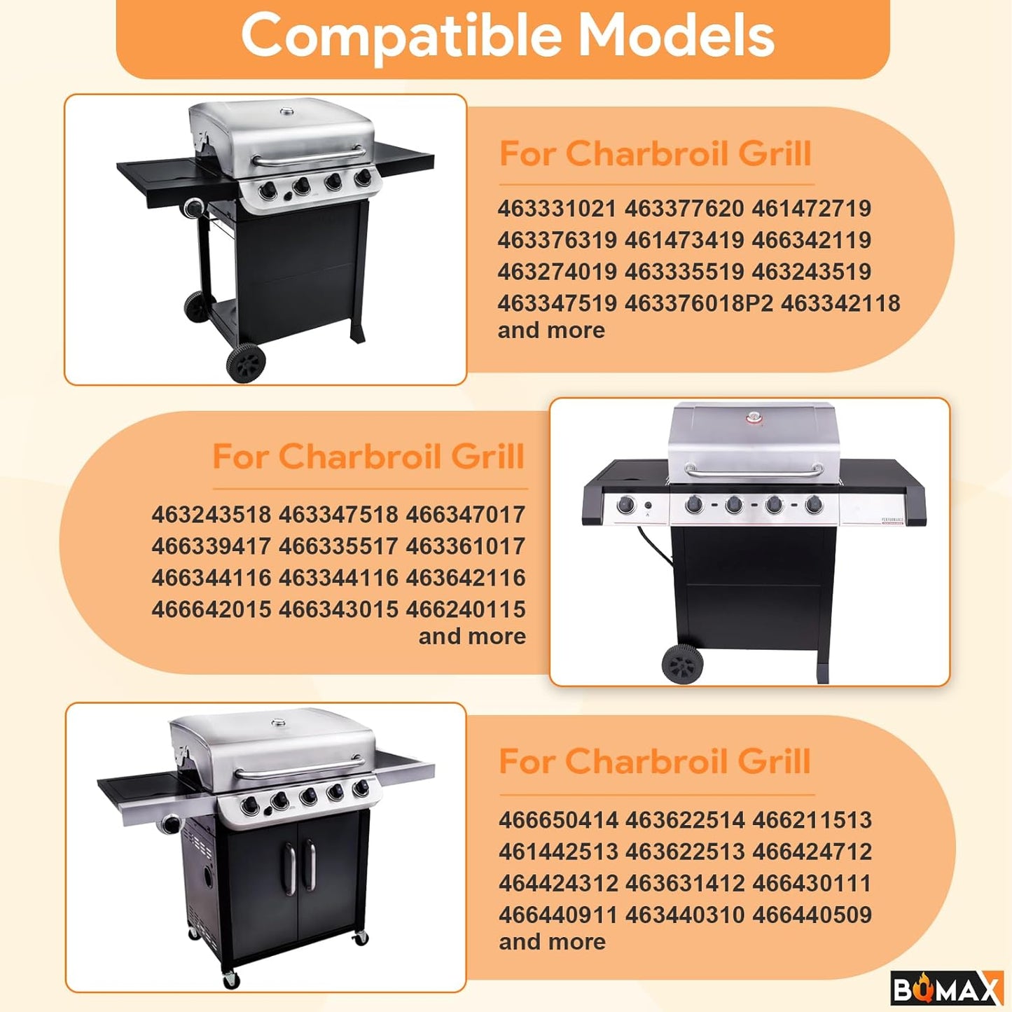 Encendedor parrilla Charbroil G470-5503-W1 módulo 2 salidas
